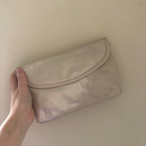 Vintage Stocko Cream Clutch Bag